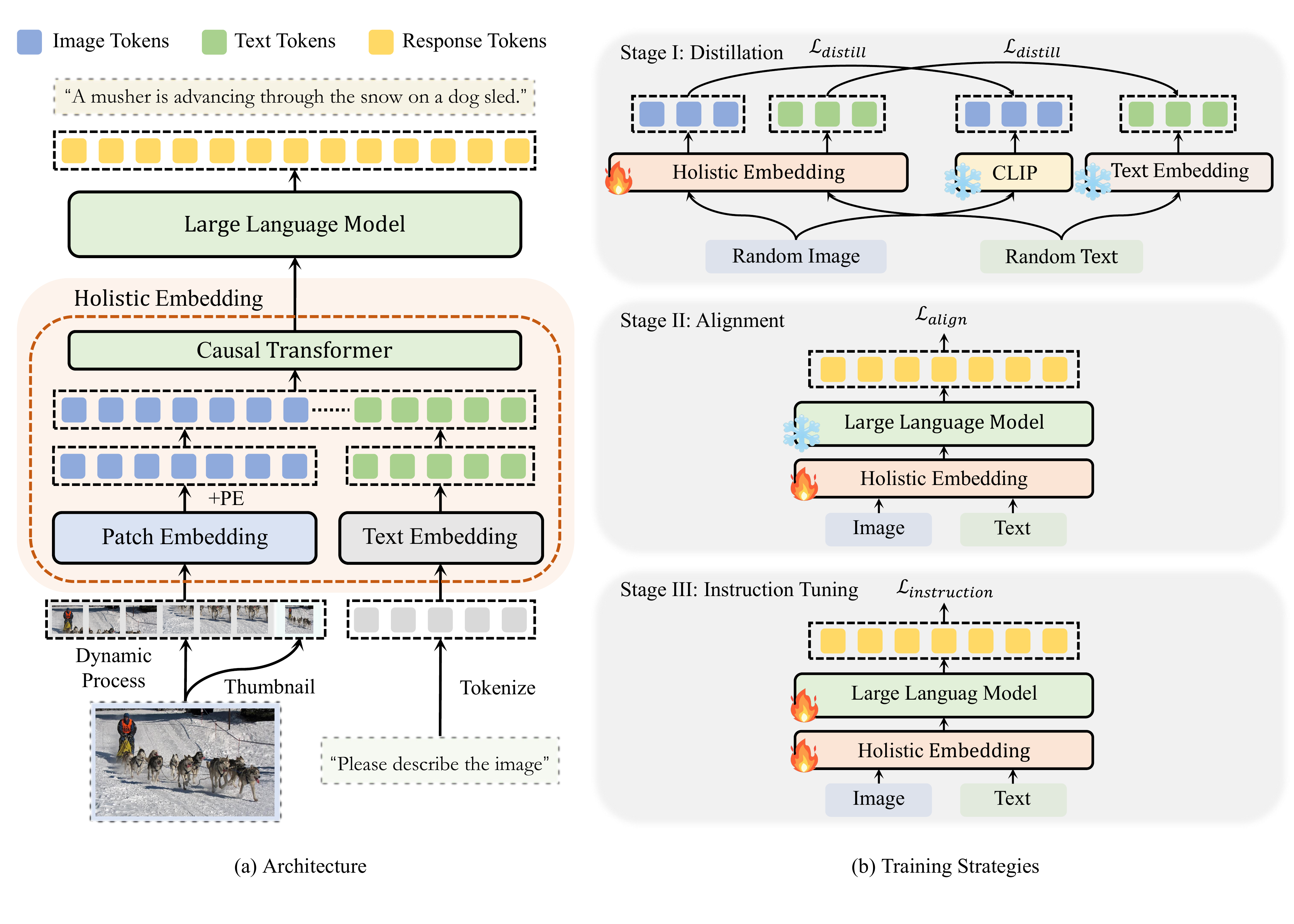 HoVLE: Unleashing the Power of Monolithic Vision-Language Models with Holistic Vision-Language Embedding